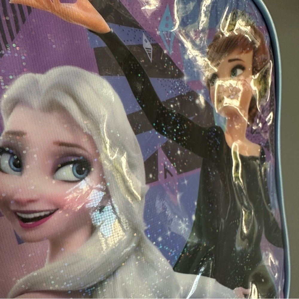 Disney Frozen Backpack with Elsa and Anna - NWT-Licensed Disney Brand - Picture 6 of 7